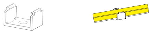 Tipo 1, clip trasparenti per applicazioni interne