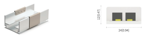 Tipo 3, clip AL per applicazioni esterne (50 mm per pezzo)