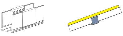 Tipo 1, clip in AL per applicazioni esterne